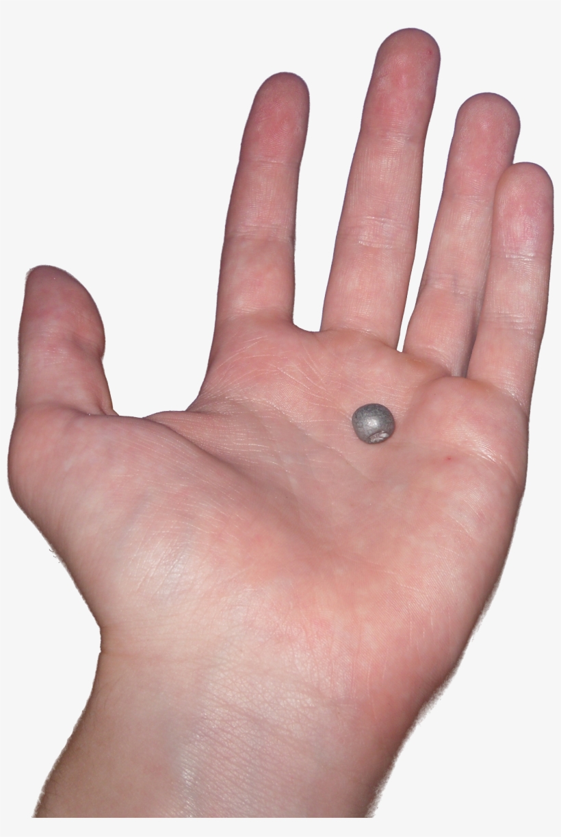 Beryllium Held In Hand - Open Hand Transparent Png, transparent png