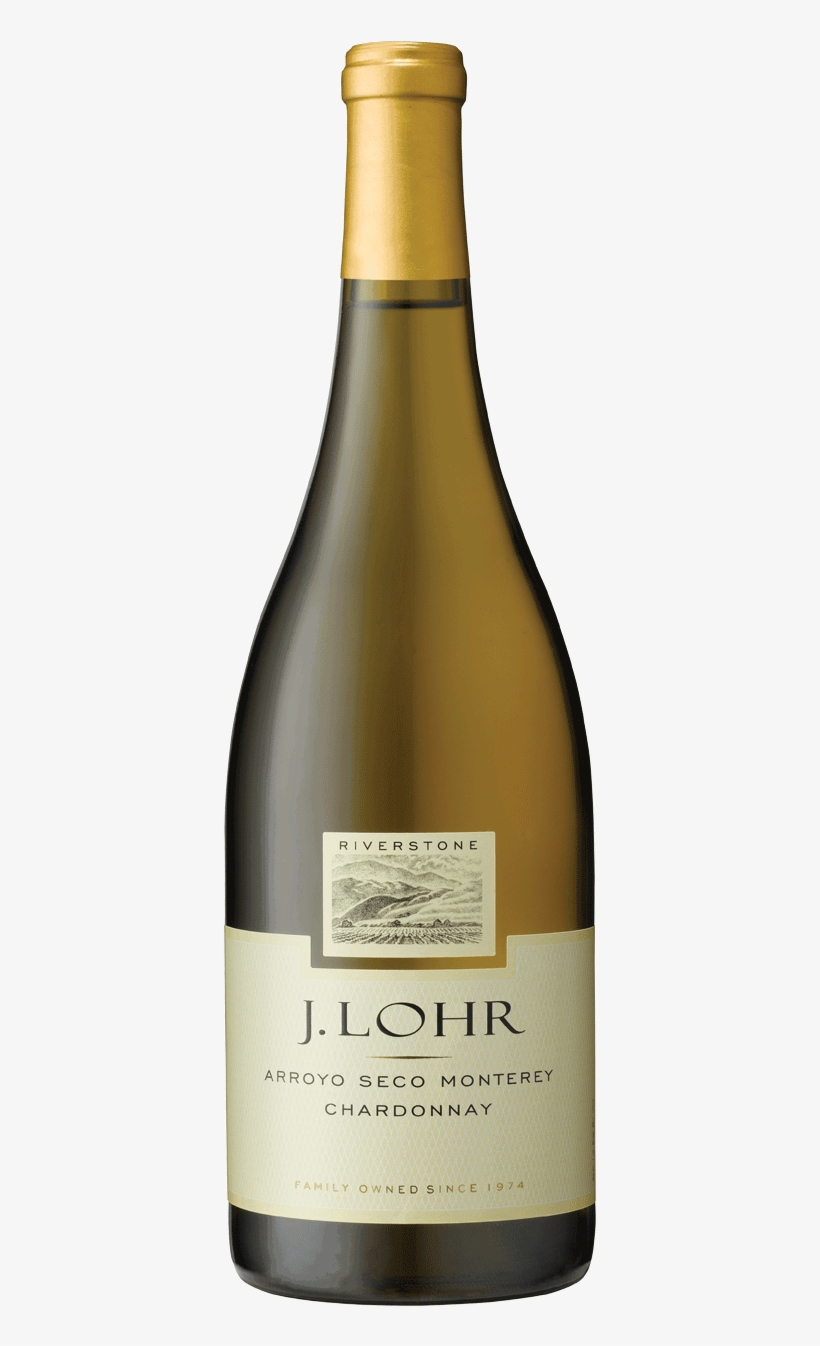 2016 Riverstone Chardonnay Bottle Shot - J Lohr Riverstone Chardonnay 2016, transparent png