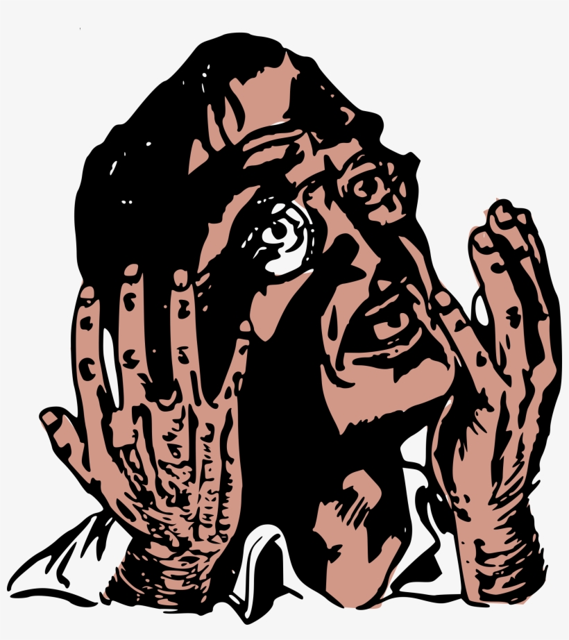 This Free Icons Png Design Of Man In Horror, transparent png