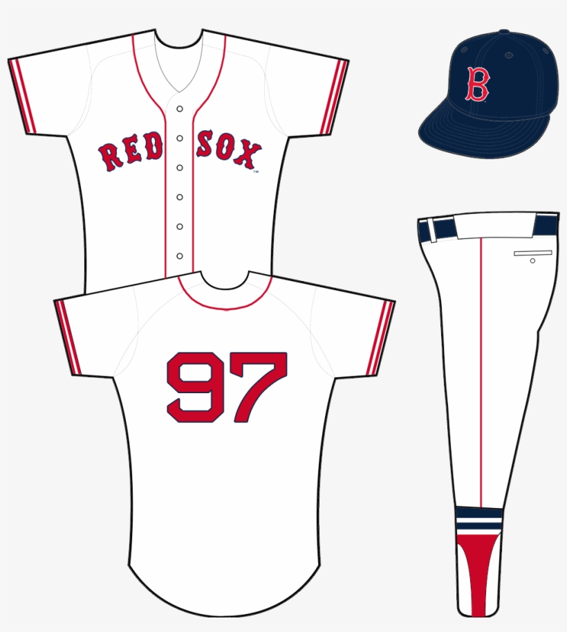 Boston Red Sox Home Uniform - 2001 White Sox Jersey, transparent png