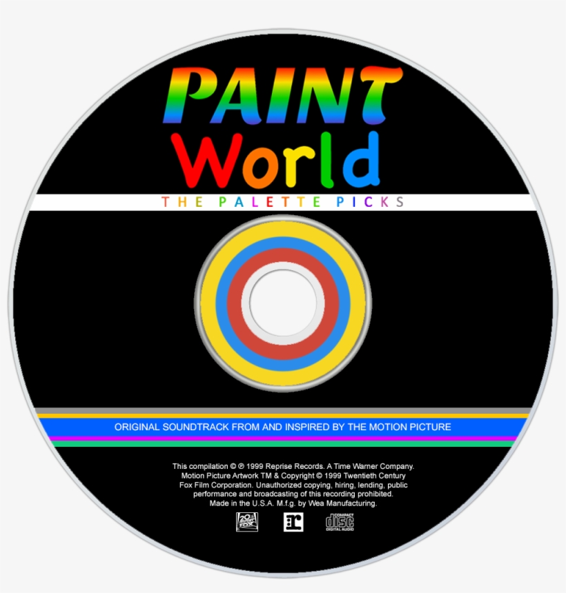 Paint World- The Palette Picks Cd Disc - Circle, transparent png