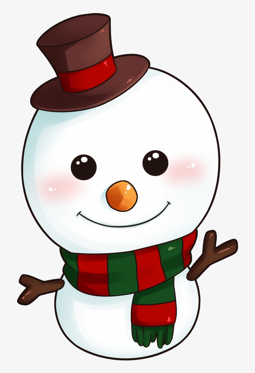 Clipart Christmas Snowman 8 Happy New Year Greetings - Snowmanclip Art, transparent png