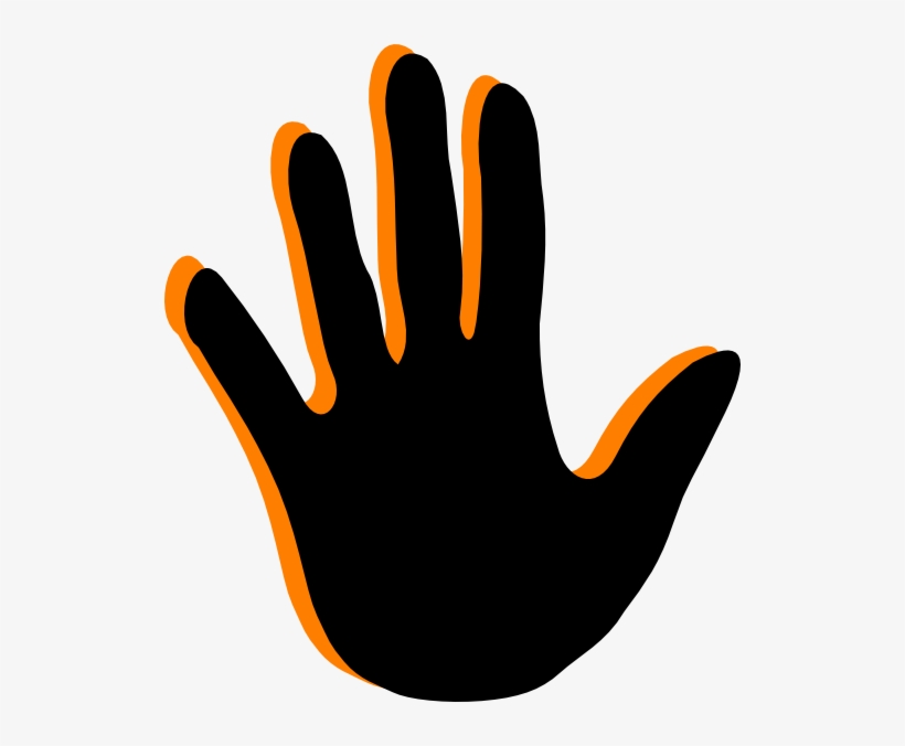 Handprint - Clip Art, transparent png