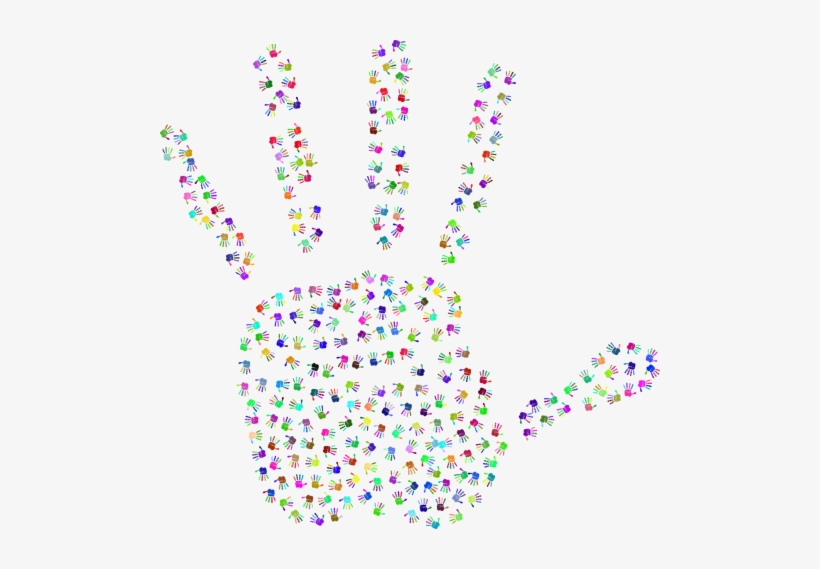 Mains Colorées Png, transparent png