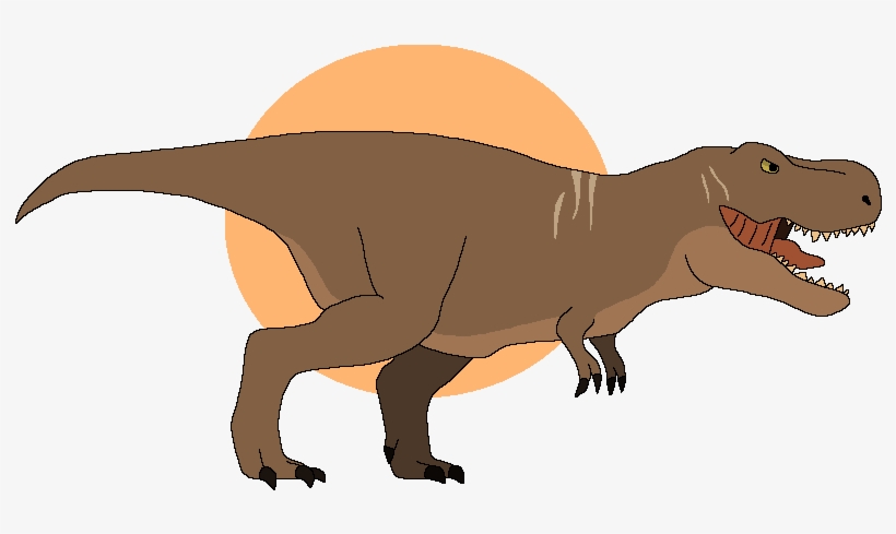 Vector Free Trex Clipart Running - Digital Art, transparent png