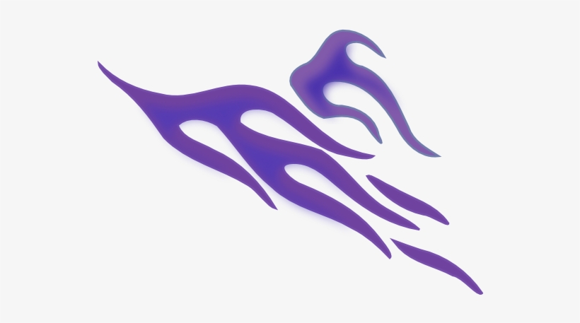 Right Side Blue And Purple Flame Svg Clip Arts 600, transparent png