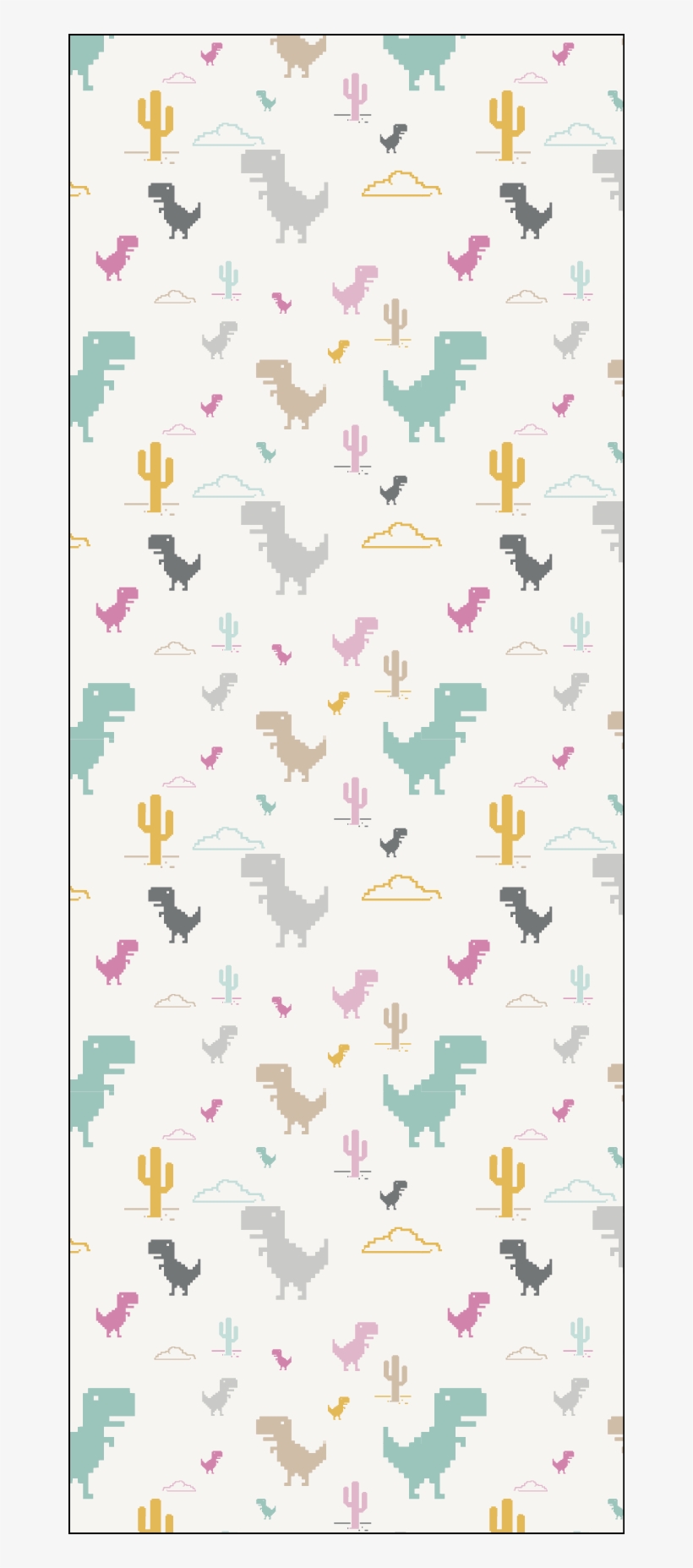 Google Chrome T-rex Dinosaur Pattern Primer Patrón - Fondos De Dinosaurio De Google, transparent png