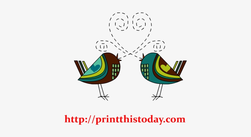 Love Birds Clipart Grey Wedding - Clip Art, transparent png