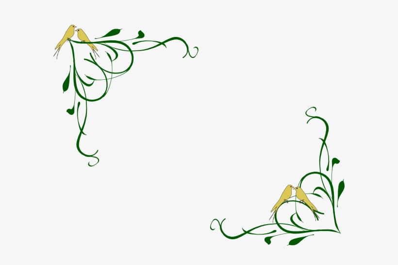 How To Set Use Corner Love Birds Clipart, transparent png
