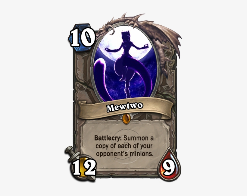 Mewtwo - Morrigan Hearthstone, transparent png