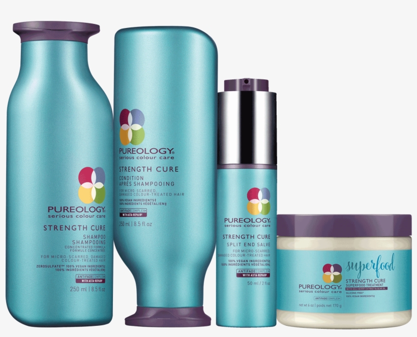 Break Thru Breakage Product Set - Pureology New Strength Cure Shampoo 33.8 Oz, transparent png