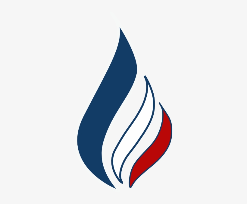 Red White And Blue Flame, transparent png