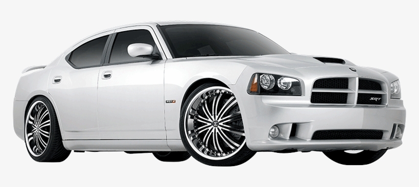White Cars With Chrome Rims, transparent png