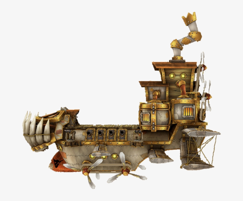 Air Ship Rip - Goblin Airship, transparent png