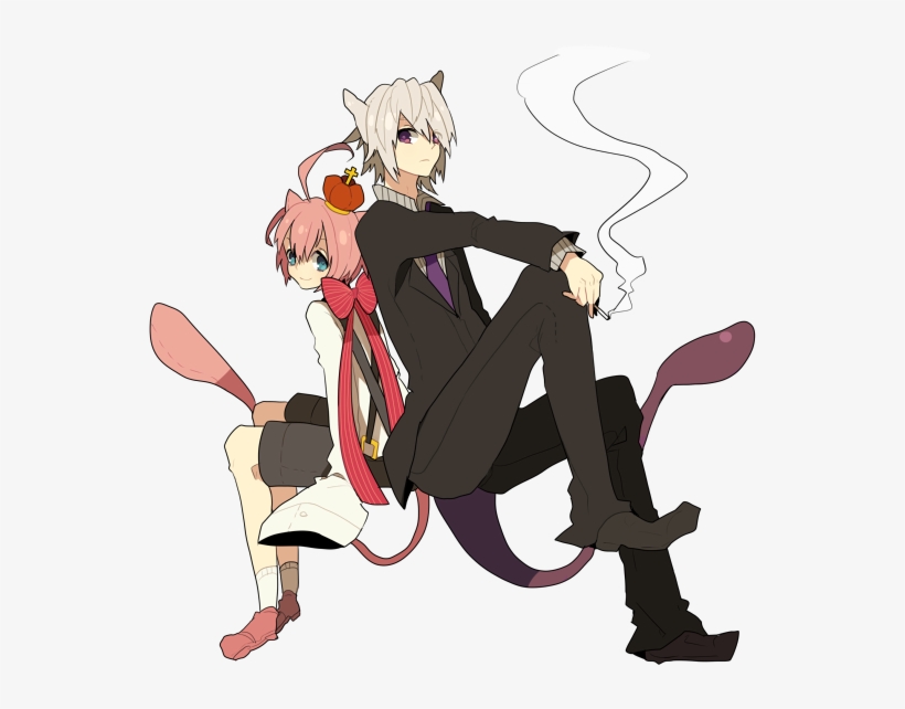 Mew And Mewtwo Gijinka, transparent png