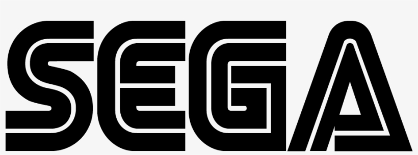 Sega Logo Font By Unknown - Sega Logo Black And White, transparent png