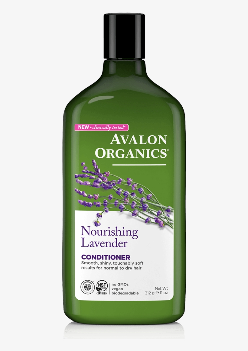 Lavender Conditioner - Avalon Organics Nourishing Lavender Conditioner, transparent png