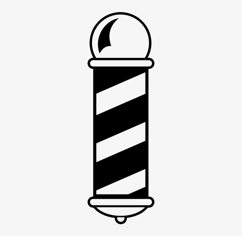Barber Shop Stripes Png - Barber Pole Vector Png, transparent png