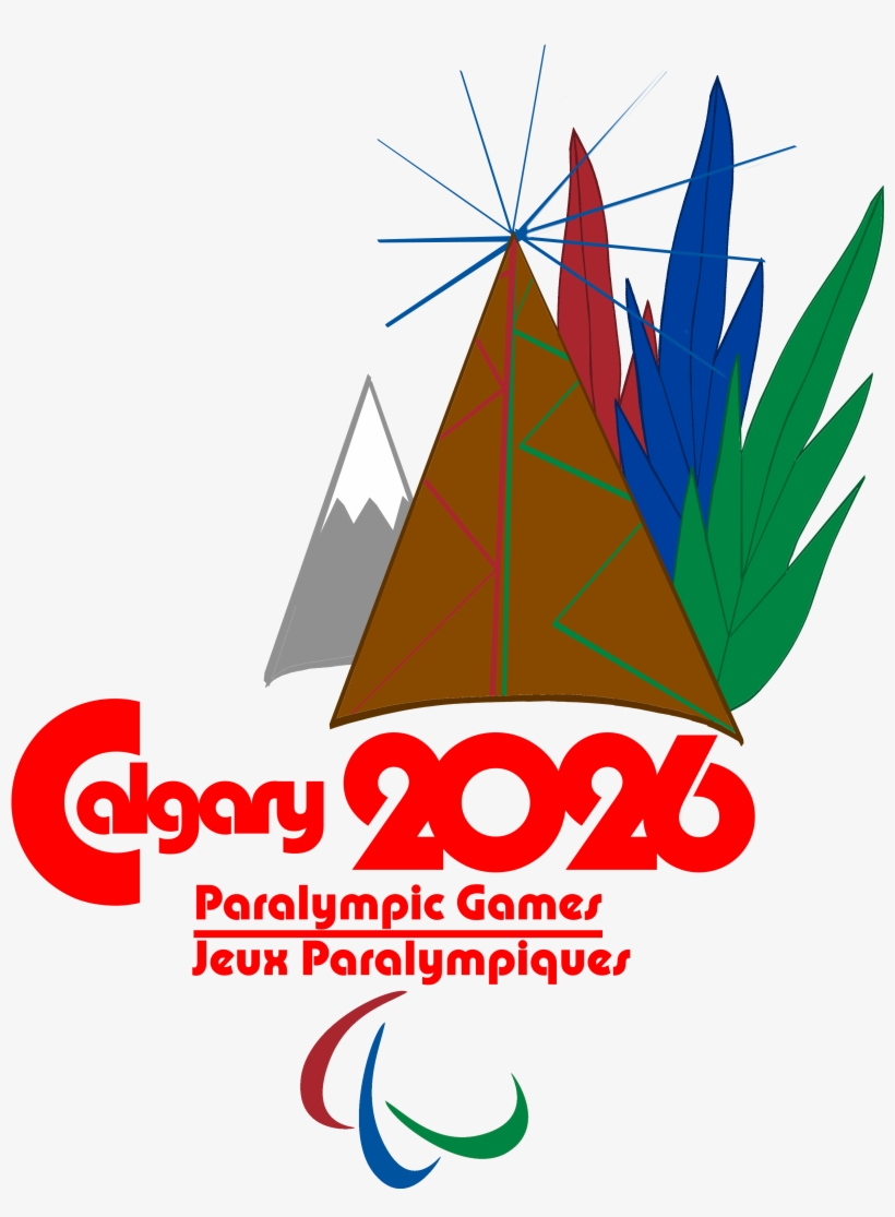 The Logo For The Paralympic Portion Of The Games - Calgary, transparent png