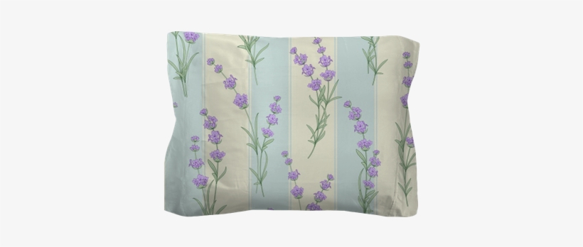 Watercolor Pattern With Lavender For Fabric Swatch - Lavendel Bloemen Stof, transparent png