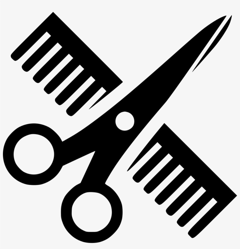Barbershop Png Icon Free Download Onlinewebfonts Com - Scissors And Comb Png, transparent png