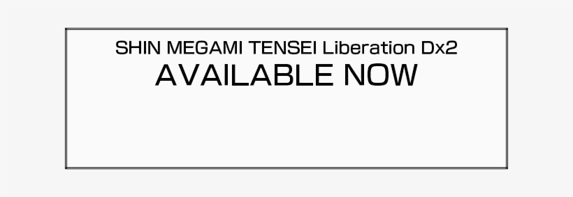 Shin Megami Tensei Liberation Dx2 Available Now - Megami Tensei, transparent png