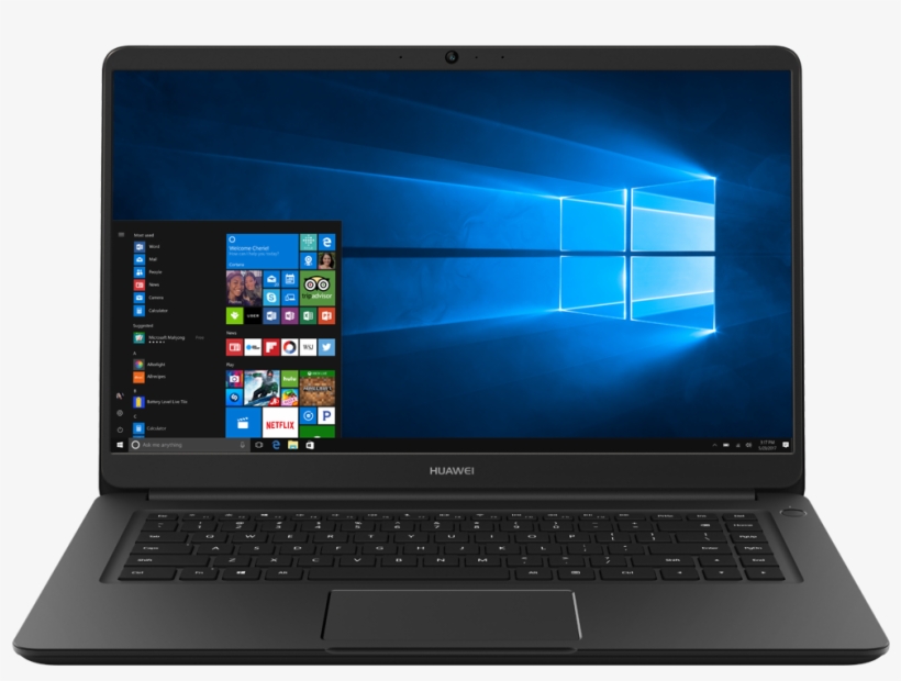 Matebook D-black, transparent png
