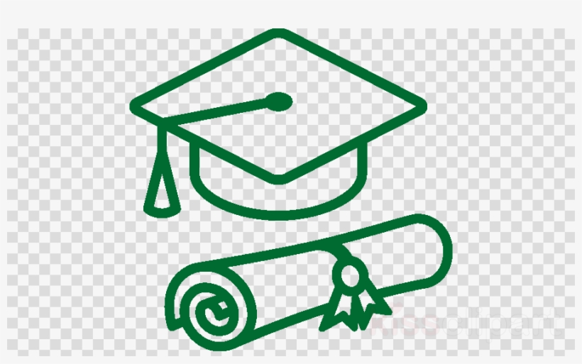 Download Graduation Hat Icon Clipart Square Academic, transparent png