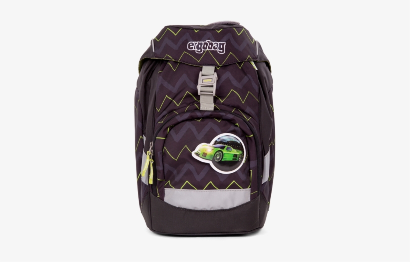 Ergobag Prime Black Zigzag, transparent png