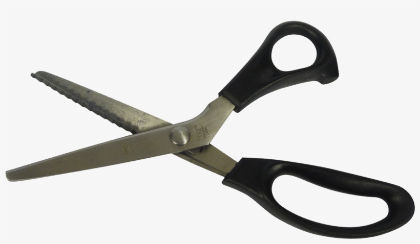 8″ Zig Zag Scissors, transparent png