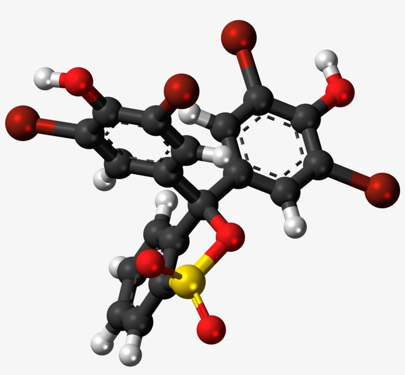 Bromophenol Blue Cyclic 3d Ball, transparent png