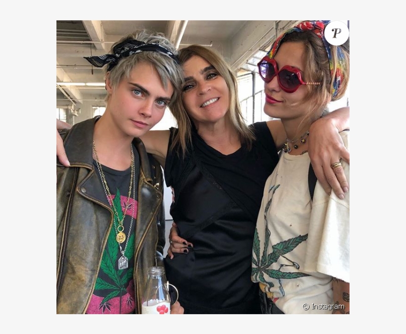 Cara Delevingne, Carine Roitfeld Et Paris Jackson À, transparent png