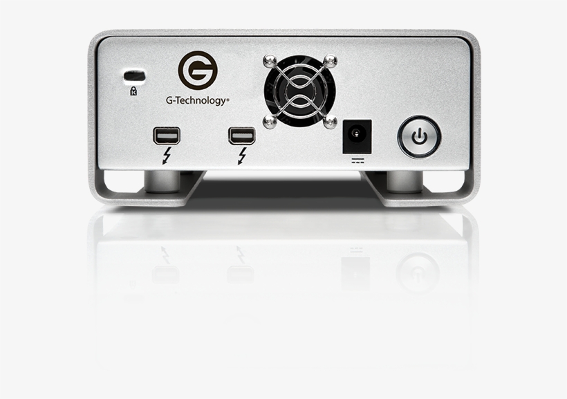 G-drive Pro Thunderbolt Back, transparent png