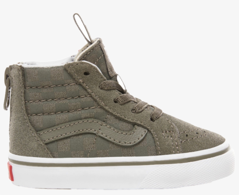 Vans Sk8-hi Zip Toddlers Checkerboard, transparent png