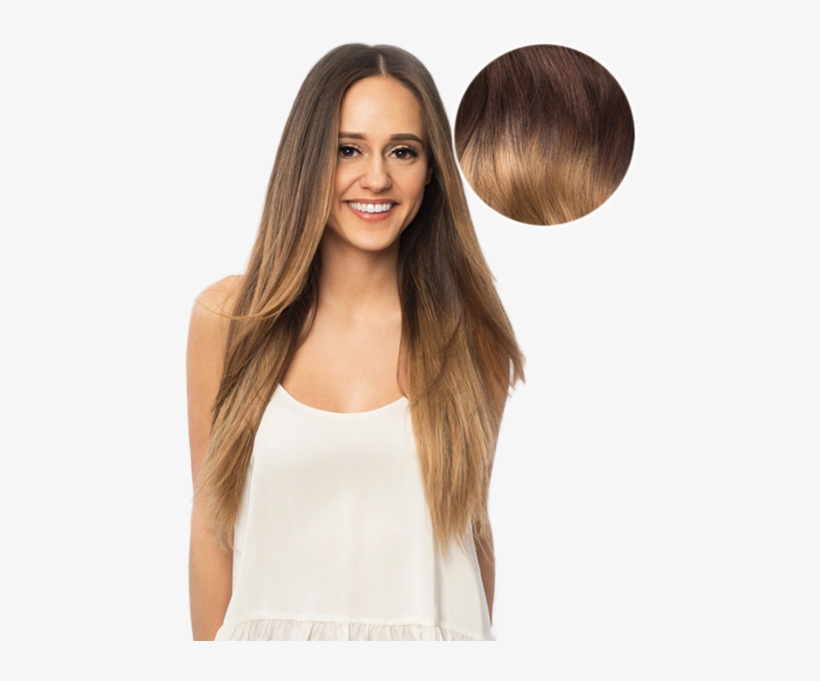 Dulge Chocolate Brown Hair Extension, transparent png