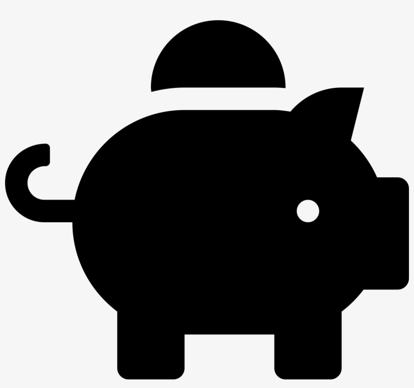 Piggy Bank Icon Png, transparent png