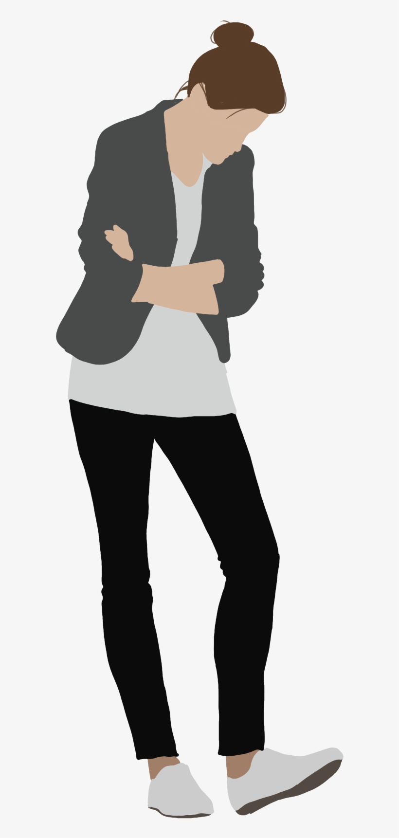 People Flat Illustration On Behance, transparent png
