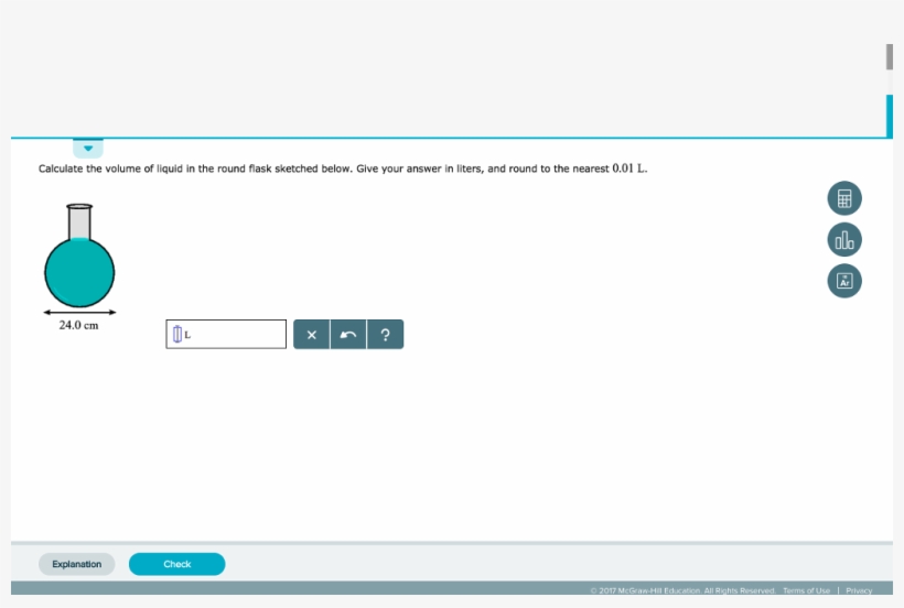 Calculate The Volume Of Liquid In The Round Flask, transparent png