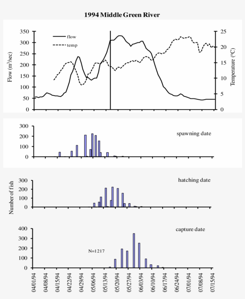 Capture And Otolith Age Estimated Hatching And Spawning, transparent png