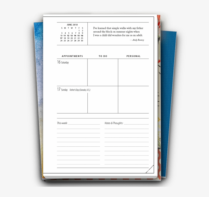 Day Planner Paper Refills, transparent png
