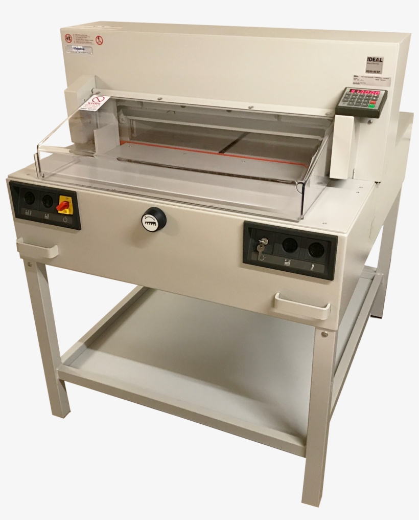 Pre Used Ideal 6550 95ep 9 Program Guillotine, transparent png