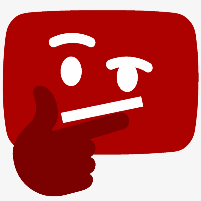 Youtube Think, transparent png