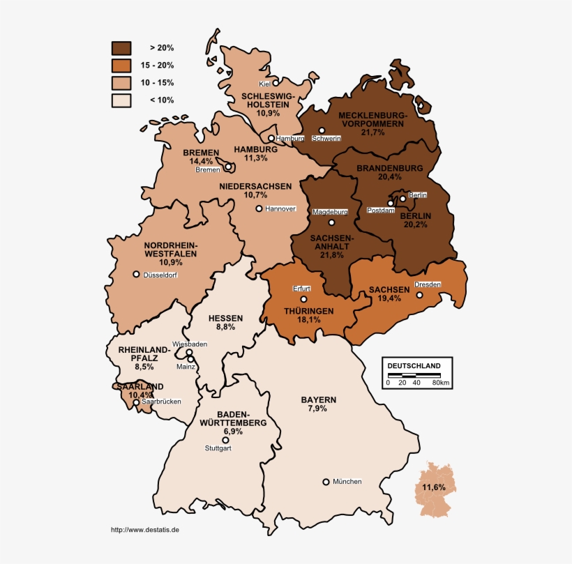 Unemployment In Germany 2003 By States, transparent png
