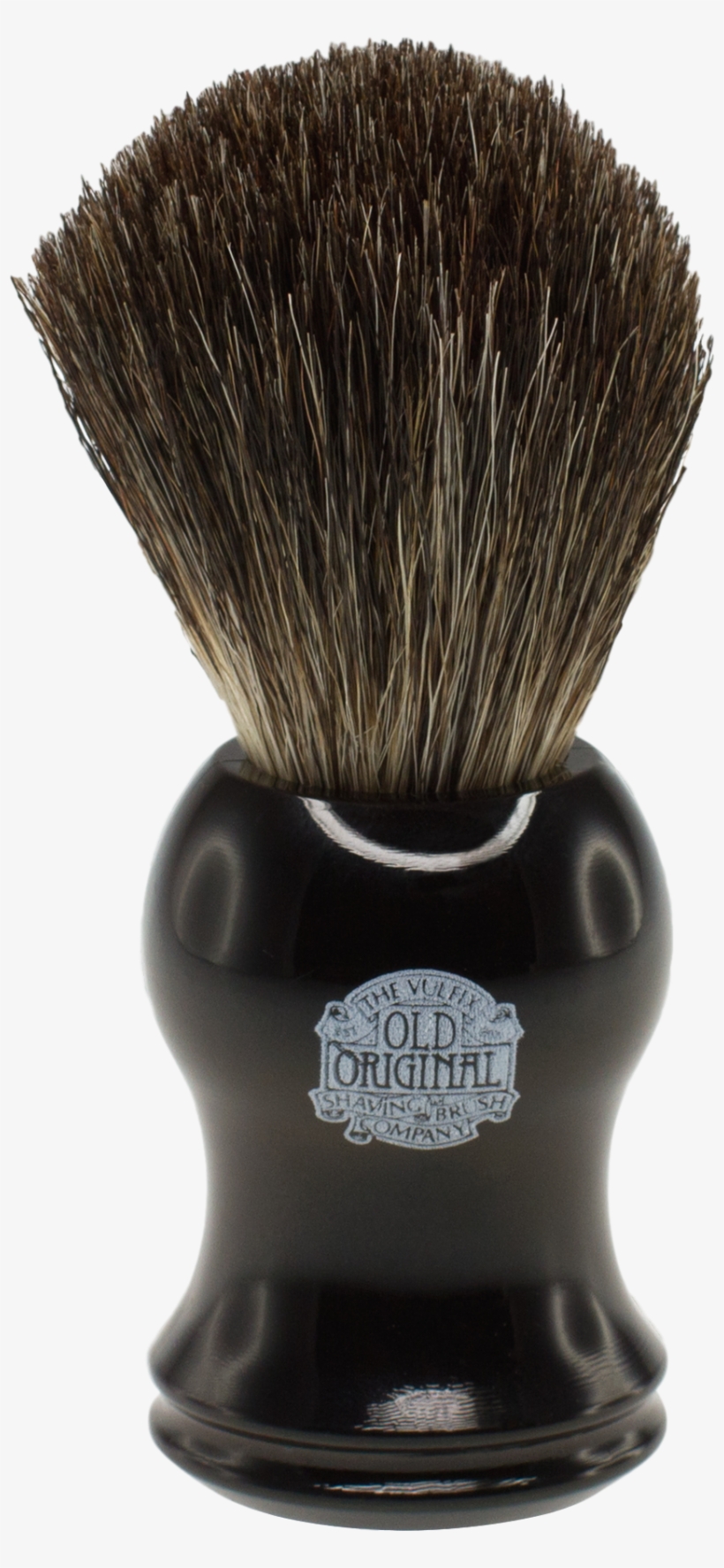 Progress Vulfix Pure Badger Shaving Brush, Black Handle, transparent png