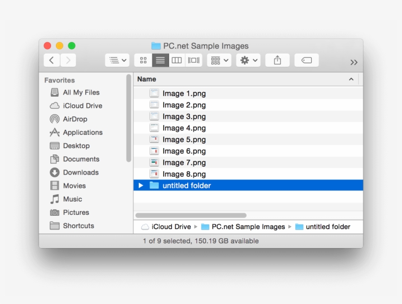 Icloud Folder With Eight Images, transparent png
