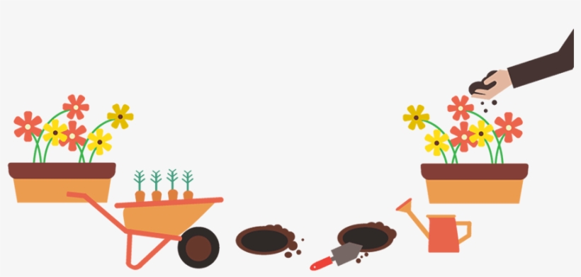 Garden Of Any Size, But A Gardener Is Still Needed, transparent png