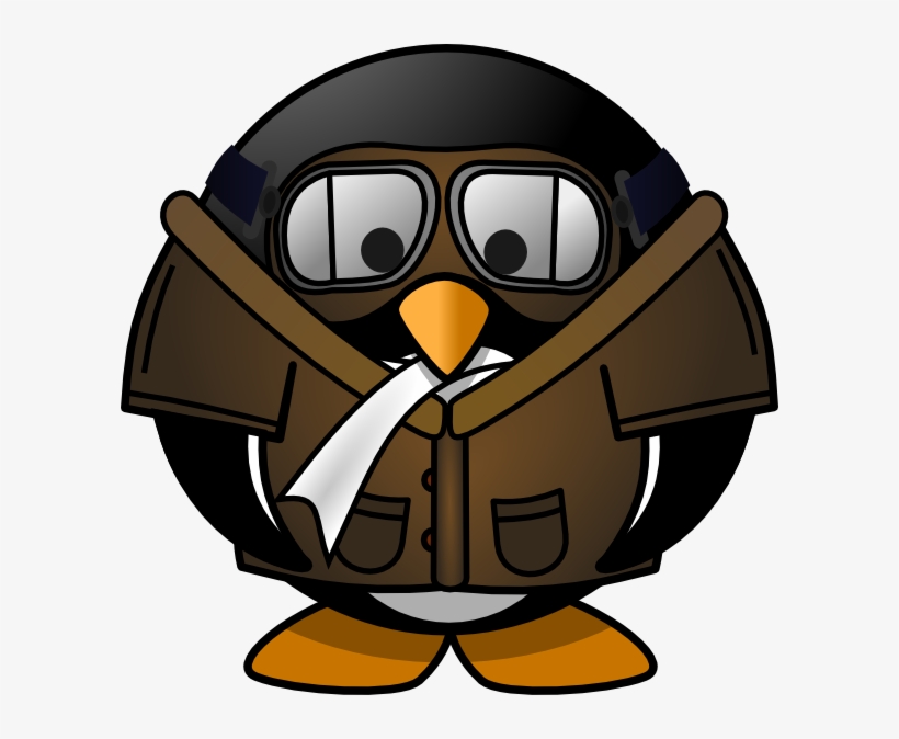 Original Png Clip Art File Penguin Pilot Svg Images, transparent png