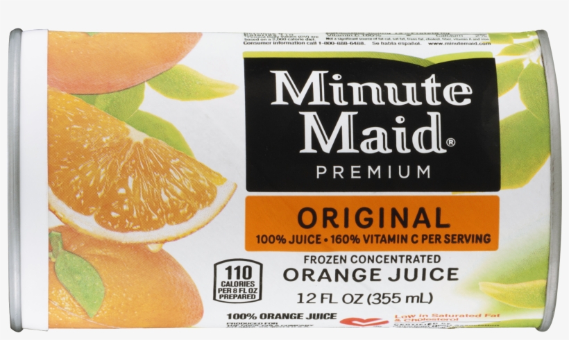 Minute Maid Original Frozen Concentrated Orange Juice,, transparent png
