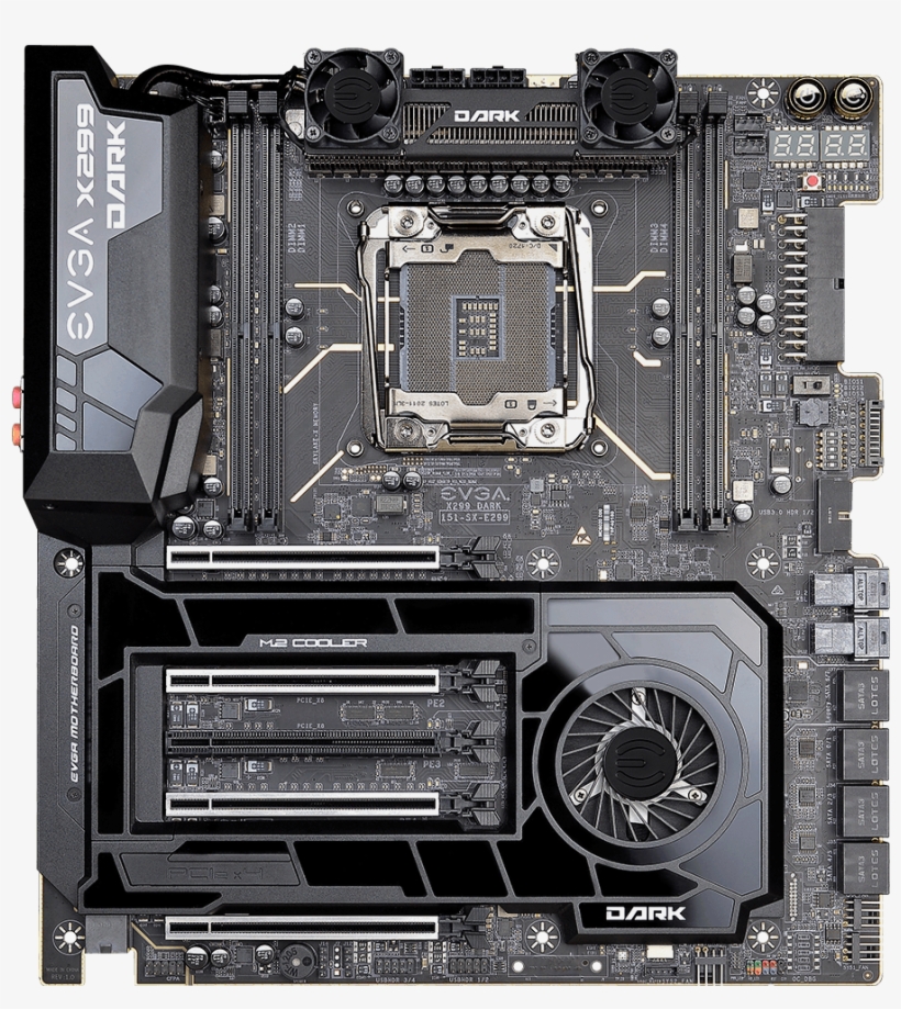 Evga X299 Dark, transparent png
