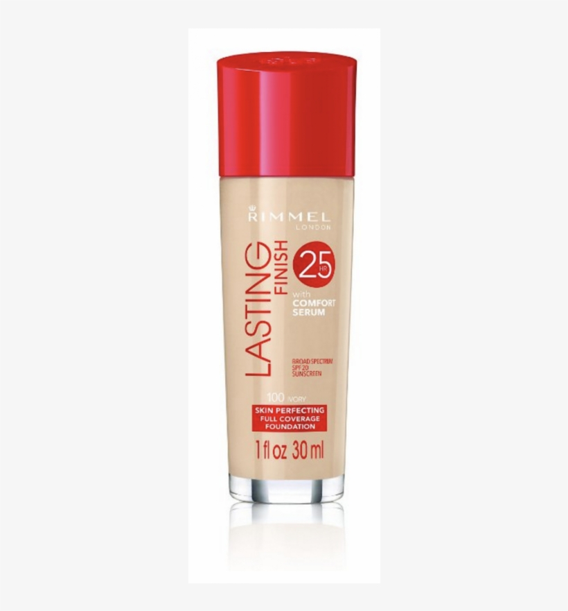 Rimmel Lasting Finish 25h Foundation With Comfort Serum, transparent png